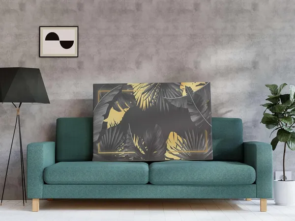 Multicolour_Flower_Paintings_For_Wall_Decoration_With_Frame_Canvas_Painting_For_Living_Room_Bedroom_Home_Office_&_Hotels_(34_Inch_X_22_Inch_Ch-Flw-Ldp16)