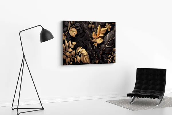 Multicolour_Flower_Paintings_For_Wall_Decoration_With_Frame_Canvas_Painting_For_Living_Room_Bedroom_Home_Office_&_Hotels_(34_Inch_X_22_Inch_Ch-Flw-Ldp28)