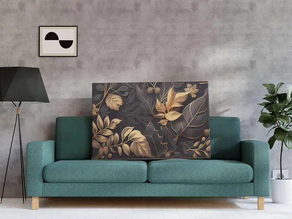 Multicolour_Flower_Paintings_For_Wall_Decoration_With_Frame_Canvas_Painting_For_Living_Room_Bedroom_Home_Office_&_Hotels_(34_Inch_X_22_Inch_Ch-Flw-Ldp28)