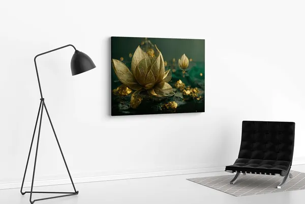 Multicolour_Flower_Paintings_For_Wall_Decoration_With_Frame_Canvas_Painting_For_Living_Room_Bedroom_Home_Office_&_Hotels_(34_Inch_X_22_Inch_Ch-Flw-Ldp34)