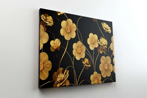 Multicolour_Flower_Paintings_For_Wall_Decoration_With_Frame_Canvas_Painting_For_Living_Room_Bedroom_Home_Office_&_Hotels_(34_Inch_X_22_Inch_Ch-Flw-Ldp43)
