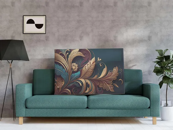 Multicolour_Flower_Paintings_For_Wall_Decoration_With_Frame_Canvas_Painting_For_Living_Room_Bedroom_Home_Office_&_Hotels_(34_Inch_X_22_Inch_Ch-Flw-Ldp44)