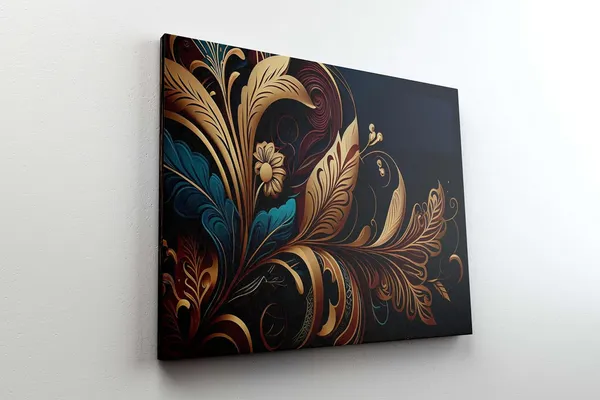 Multicolour_Flower_Paintings_For_Wall_Decoration_With_Frame_Canvas_Painting_For_Living_Room_Bedroom_Home_Office_&_Hotels_(34_Inch_X_22_Inch_Ch-Flw-Ldp44)