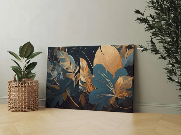 Multicolour_Flower_Paintings_For_Wall_Decoration_With_Frame_Canvas_Painting_For_Living_Room_Bedroom_Home_Office_&_Hotels_(34_Inch_X_22_Inch_Ch-Flw-Ldp51)