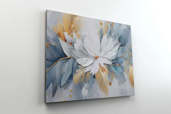 Multicolour_Flower_Paintings_For_Wall_Decoration_With_Frame_Canvas_Painting_For_Living_Room_Bedroom_Home_Office_&_Hotels_(34_Inch_X_22_Inch_Ch-Flw-Ldp59)