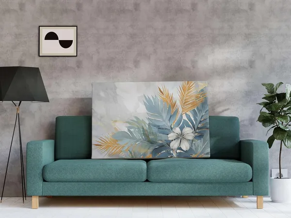 Multicolour_Flower_Paintings_For_Wall_Decoration_With_Frame_Canvas_Painting_For_Living_Room_Bedroom_Home_Office_&_Hotels_(34_Inch_X_22_Inch_Ch-Flw-Ldp64)