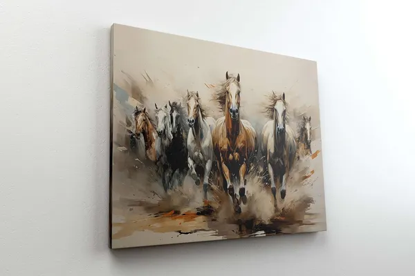 Multicolour_Seven_Horse_Painting_For_Wall_Decoration_With_Frame_Canvas_Painting_For_Living_Room_Bedroom_Home_Office_&_Hotels_(34_Inch_X_22_Inch_Ch-Hs-Ldp5)