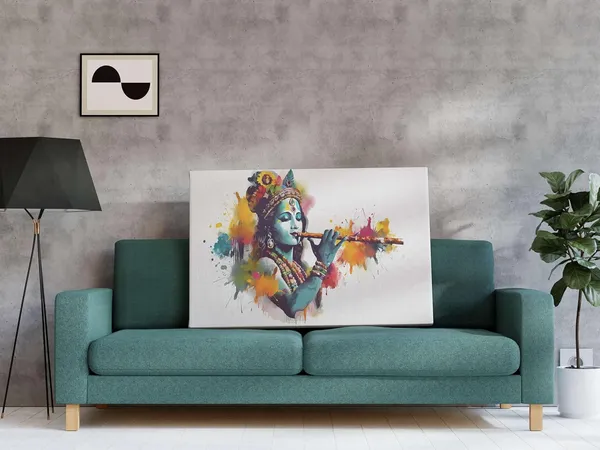 Multicolour_Radha_Krishna_Paintings_For_Wall_Decoration_With_Frame_Canvas_Painting_For_Living_Room_Bedroom_Home_Office_&_Hotels_(34_Inch_X_22_Inch_Ch-Rk-Ldp10)