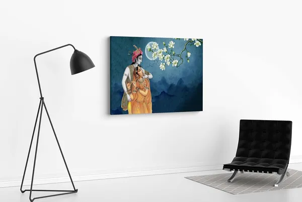 Multicolour_Radha_Krishna_Paintings_For_Wall_Decoration_With_Frame_Canvas_Painting_For_Living_Room_Bedroom_Home_Office_&_Hotels_(34_Inch_X_22_Inch_Ch-Rk-Ldp1)