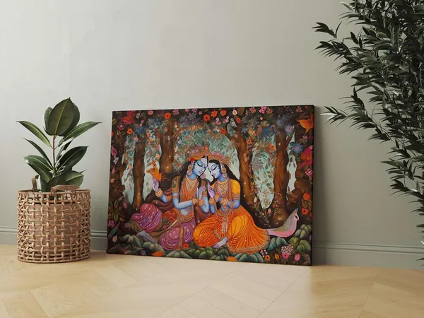 Multicolour_Radha_Krishna_Paintings_For_Wall_Decoration_With_Frame_Canvas_Painting_For_Living_Room_Bedroom_Home_Office_&_Hotels_(34_Inch_X_22_Inch_Ch-Rk-Ldp3)