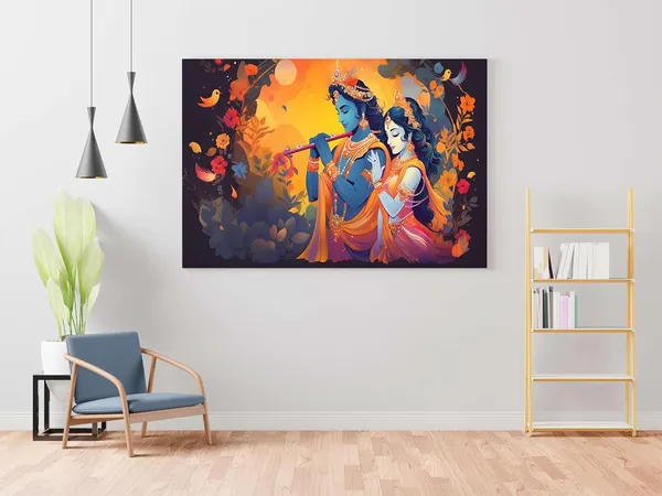 Multicolour_Radha_Krishna_Paintings_For_Wall_Decoration_With_Frame_Canvas_Painting_For_Living_Room_Bedroom_Home_Office_&_Hotels_(34_Inch_X_22_Inch_Ch-Rk-Ldp8)