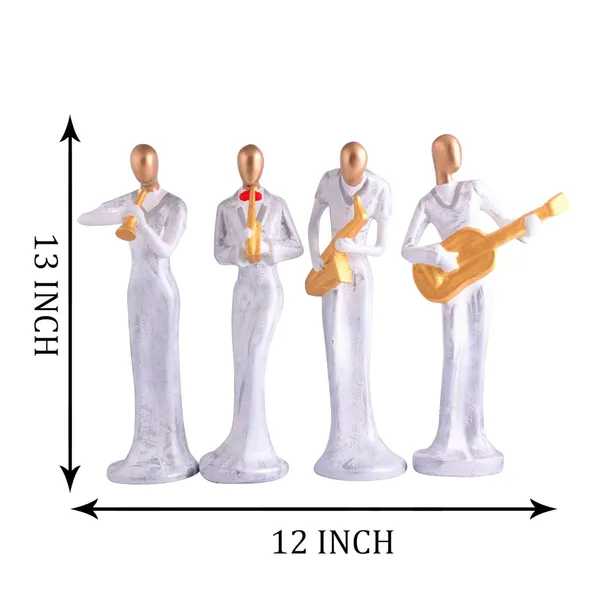 _Modern_Metal_Musician_Golden_White_Statue_Resin_Figurine_Contemporary_Art_Music_Decor_Metal_Sculpture,_Modern_Home_Decor,_Musician_Gift_-2