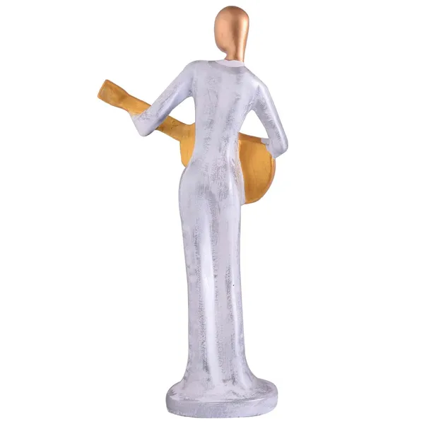 Multicolour_Modern_Metal_Musician_Golden_White_Statue_Resin_Figurine_Contemporary_Art_Music_Decor_Metal_Sculpture,_Modern_Home_Decor,_Musician_Gift