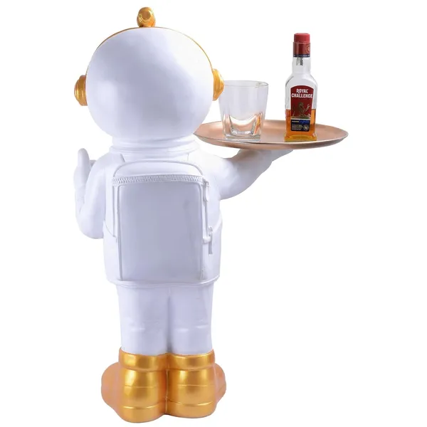 Multicolour_Astronaut_Figurine_Tray_Sculpture_Desk_Storage_Statue_Room_Decoration_Gift_White_Small|Antique_Home_Decor