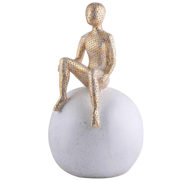 _Men_Sitting_on_Ball_Showpiece_for_Home_Decor_Showpiece,_Atlas_Sculpture_for_Office_Table_Décor_Multicolour_-_1