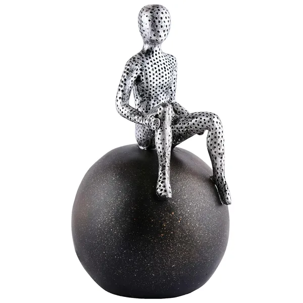 Multicolour_Men_Sitting_On_Ball_Showpiece_For_Home_Decor_Showpiece,_Atlas_Sculpture_For_Office_Table_Decor