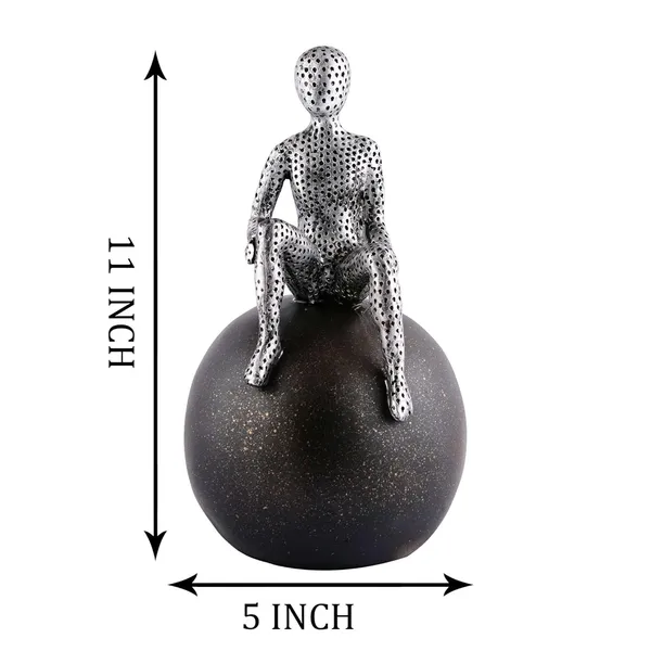 Multicolour_Men_Sitting_On_Ball_Showpiece_For_Home_Decor_Showpiece,_Atlas_Sculpture_For_Office_Table_Decor