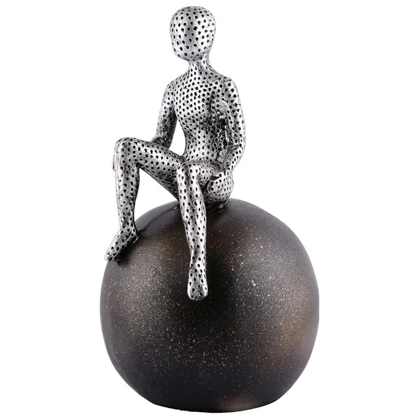 Multicolour_Men_Sitting_On_Ball_Showpiece_For_Home_Decor_Showpiece,_Atlas_Sculpture_For_Office_Table_Decor