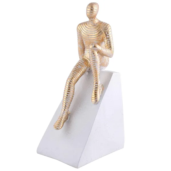 Multicolour_Men_Sitting_On_Ball_Showpiece_For_Home_Decor_Showpiece,_Atlas_Sculpture_For_Office_Table_Decor