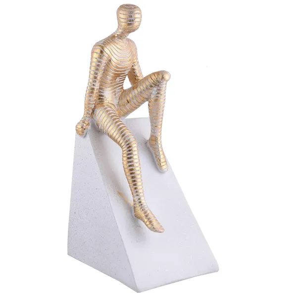Multicolour_Men_Sitting_On_Ball_Showpiece_For_Home_Decor_Showpiece,_Atlas_Sculpture_For_Office_Table_Decor