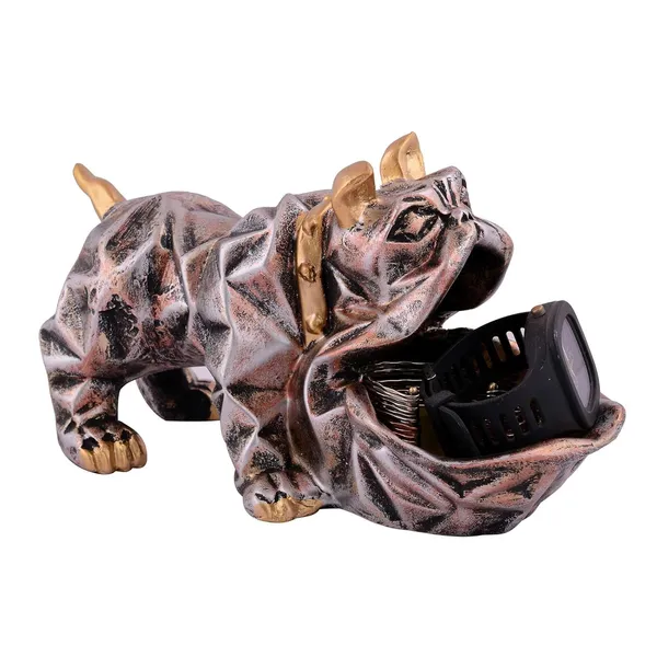Multicolour_Cool_Dog_Showpiece_With_Plate_For_Home_Dcor_Item_|_Kitchen,Bedroom,Office,Dinning_Table_Decorative_Item