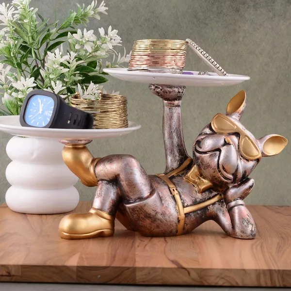 Multicolour_Cool_Dog_Showpiece_With_Plate_For_Home_Dcor_Item_|_Kitchen,Bedroom,Office,Dinning_Table_Decorative_Item