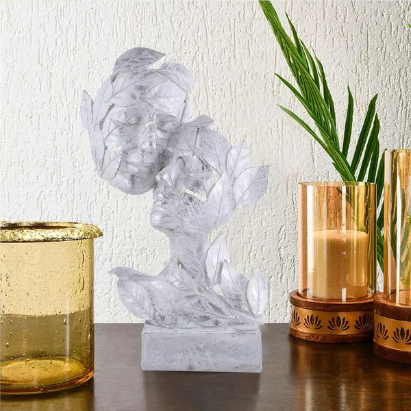 RomentIc_Love_Couple_Face_Statue_Silver_Showpiece_for_Home_Decor_in_Showpieces_&Figurine_Table_Decorations_Items_-3