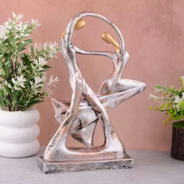 Multicolour_Great_Valentine'S_Day_Gift_For_Girl_&_Boys_Symbolizes_True_Love,_Romantic_Gift_Showpieces_Silver_Brown