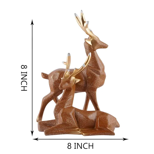 Multicolour_Polyresin_Set_Of_2_Dear_Showpiece_For_Home_Decoration_Items_Table_Dcor_Living_Room_Gift_Boxes_For_Weddings,_Parties,_Housewarming_For_Home_And_Office_Use