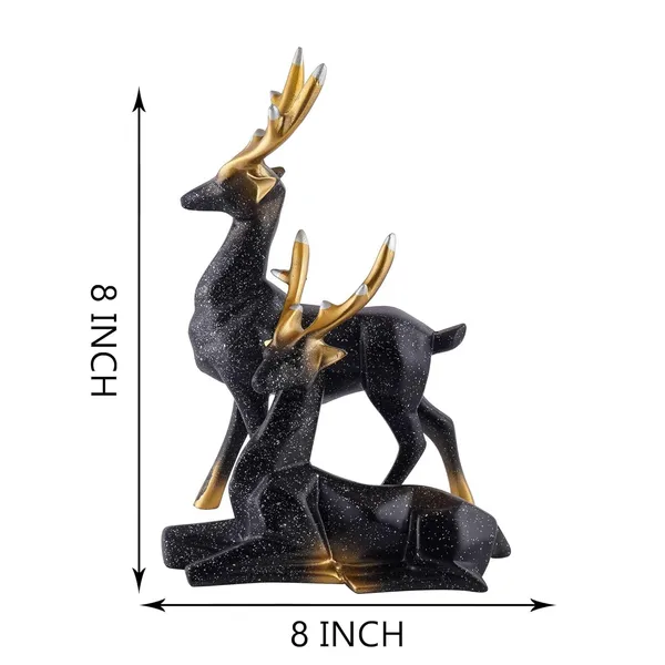 Multicolour_Polyresin_Set_Of_2_Dear_Showpiece_For_Home_Decoration_Items_Table_Dcor_Living_Room_Gift_Boxes_For_Weddings,_Parties,_Housewarming_For_Home_And_Office_Use_(Black)