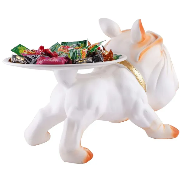 Decorative_Bulldog_Sculpture|_Handcrafted_Resin_Sculpture_|_Tray_and_Bowl_Storage_|_Ideal_for_Keys,_Jewelry,_and_Trinkets_|_Stylish_Gift_Item_(White)
