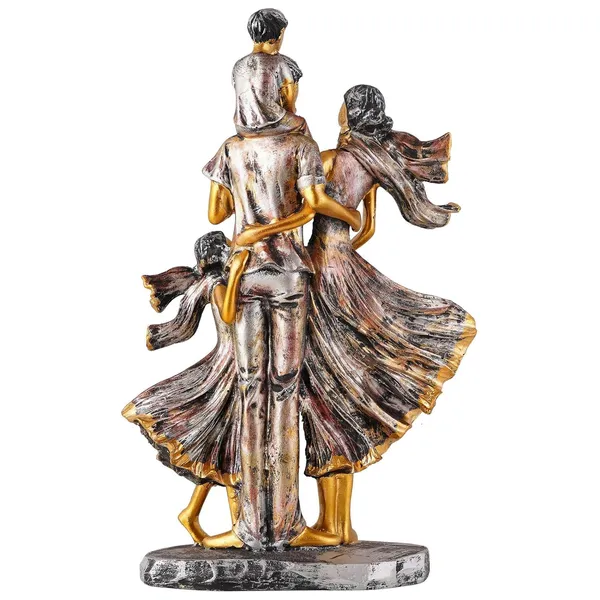 Multicolour_Mother_And_Father_With_Child_Complete_Faimily_Love_Golden_White_Statue_Showpiece_For_Home_Decor_And_Gifting