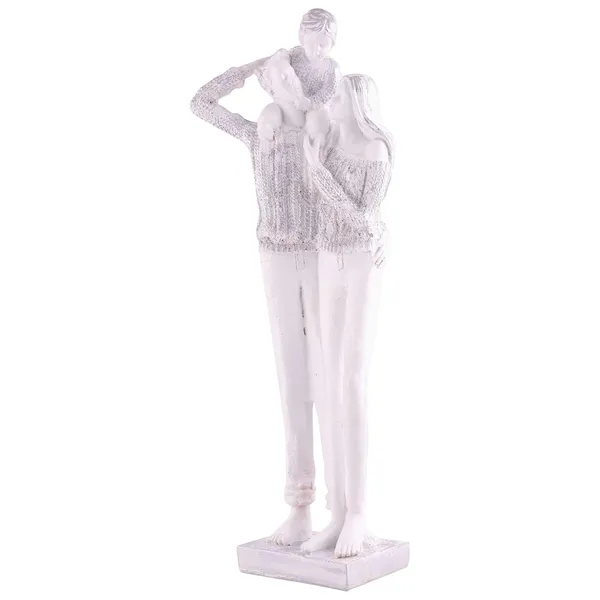 Multicolour_Mother_And_Father_With_Child_Complete_Faimily_Love_Golden_White_Statue_Showpiece_For_Home_Decor_And_Gifting