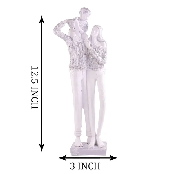 Multicolour_Mother_And_Father_With_Child_Complete_Faimily_Love_Golden_White_Statue_Showpiece_For_Home_Decor_And_Gifting
