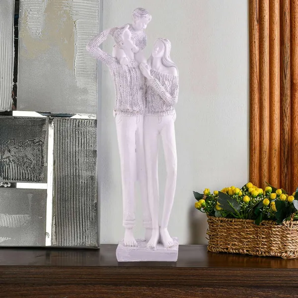 Multicolour_Mother_And_Father_With_Child_Complete_Faimily_Love_Golden_White_Statue_Showpiece_For_Home_Decor_And_Gifting