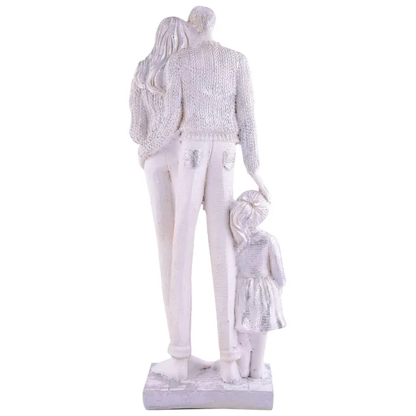 Multicolour_Mother_And_Father_With_Child_Girl_Faimily_Love_Golden_White_Statue_Showpiece_For_Home_Decor_And_Gifting
