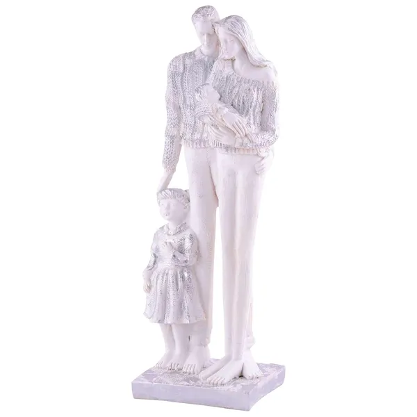 Multicolour_Mother_And_Father_With_Child_Girl_Faimily_Love_Golden_White_Statue_Showpiece_For_Home_Decor_And_Gifting