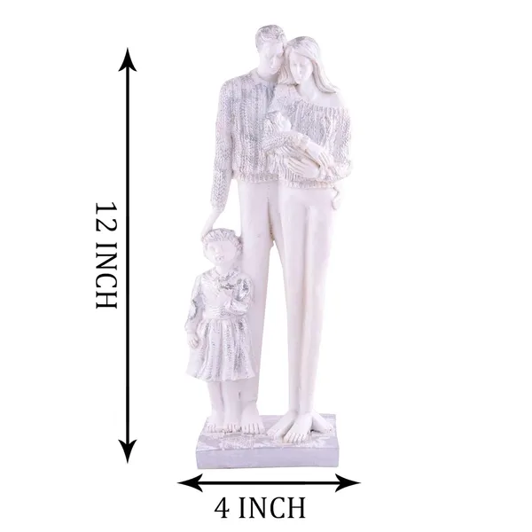 Multicolour_Mother_And_Father_With_Child_Girl_Faimily_Love_Golden_White_Statue_Showpiece_For_Home_Decor_And_Gifting