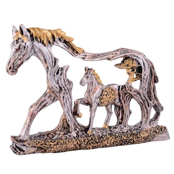 Multicolour_Modern_Standing_Horse_Statue_Art_Sculpture_Home_Tabletop_Decorations_Artwork