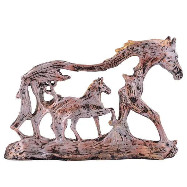 Multicolour_Modern_Standing_Horse_Statue_Art_Sculpture_Home_Tabletop_Decorations_Artwork