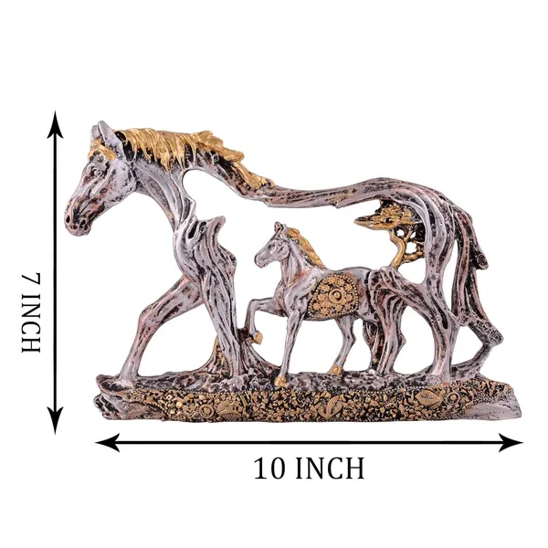 Multicolour_Modern_Standing_Horse_Statue_Art_Sculpture_Home_Tabletop_Decorations_Artwork