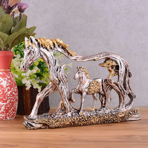 Multicolour_Modern_Standing_Horse_Statue_Art_Sculpture_Home_Tabletop_Decorations_Artwork