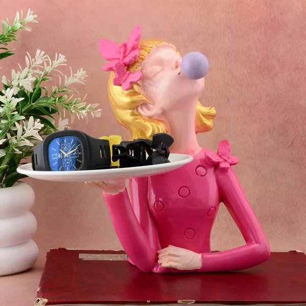 Resin_Bubble_Girl_Figurines_Desktop_Cake_Fruit_Organizer_Home_DÃ©cor_Pink