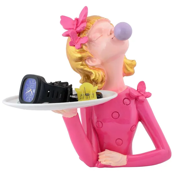 Resin_Bubble_Girl_Figurines_Desktop_Cake_Fruit_Organizer_Home_DÃ©cor_Pink