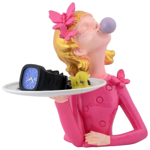 Resin_Bubble_Girl_Figurines_Desktop_Cake_Fruit_Organizer_Home_DÃ©cor_Pink