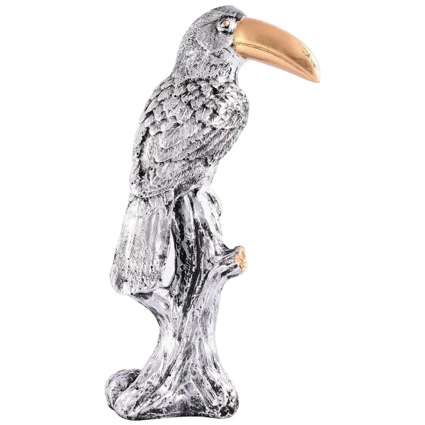 Multicolour_Decorative_Silver_Resin_Parrot_Showpiece_For_Home_Decor,_Living_Room,_Table_Decoration_For_Gifting