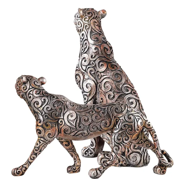 Panther_Animal_Showpiece_Antique_Sculpture_for_Home_Decor_Showpiece_Figurine_(Set_of_2)