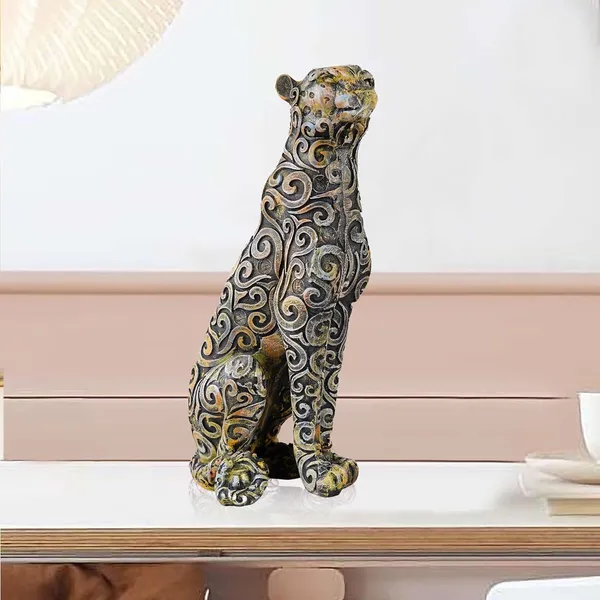 Panther_Sitting_Position_Animal_Showpiece_Antique_Sculpture_for_Home_Decor_Showpiece_Figurine_-2