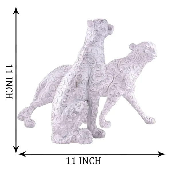 White_Panther_Animal_Showpiece_Antique_Sculpture_for_Home_Decor_Showpiece_Figurine_(Set_of_2)