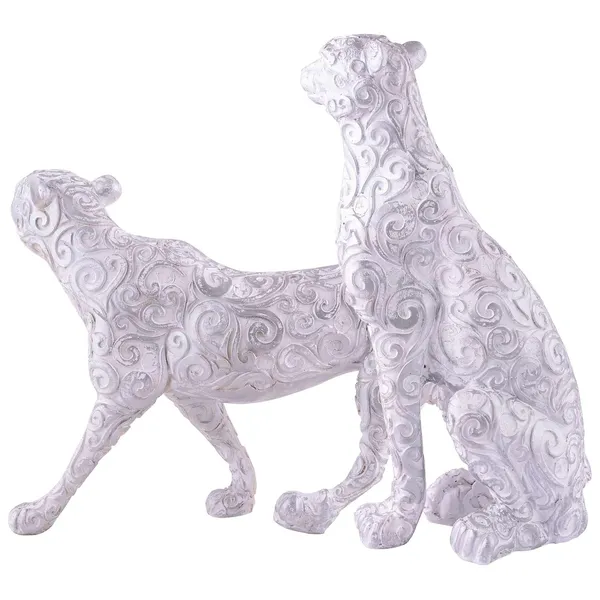 White_Panther_Animal_Showpiece_Antique_Sculpture_for_Home_Decor_Showpiece_Figurine_(Set_of_2)